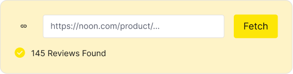 Noon review search bar